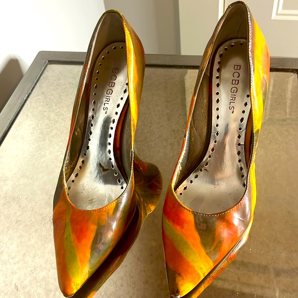 BCBG Multi Color Heels